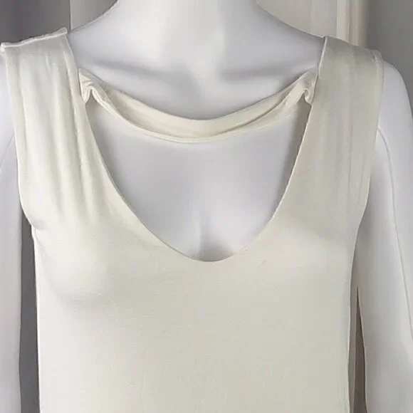 Sexy Mama Maternity Off White Dress Size 2 (NWT) - Picture 2 of 10